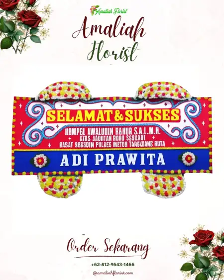 Papan Bunga Ucapan Selamat losari